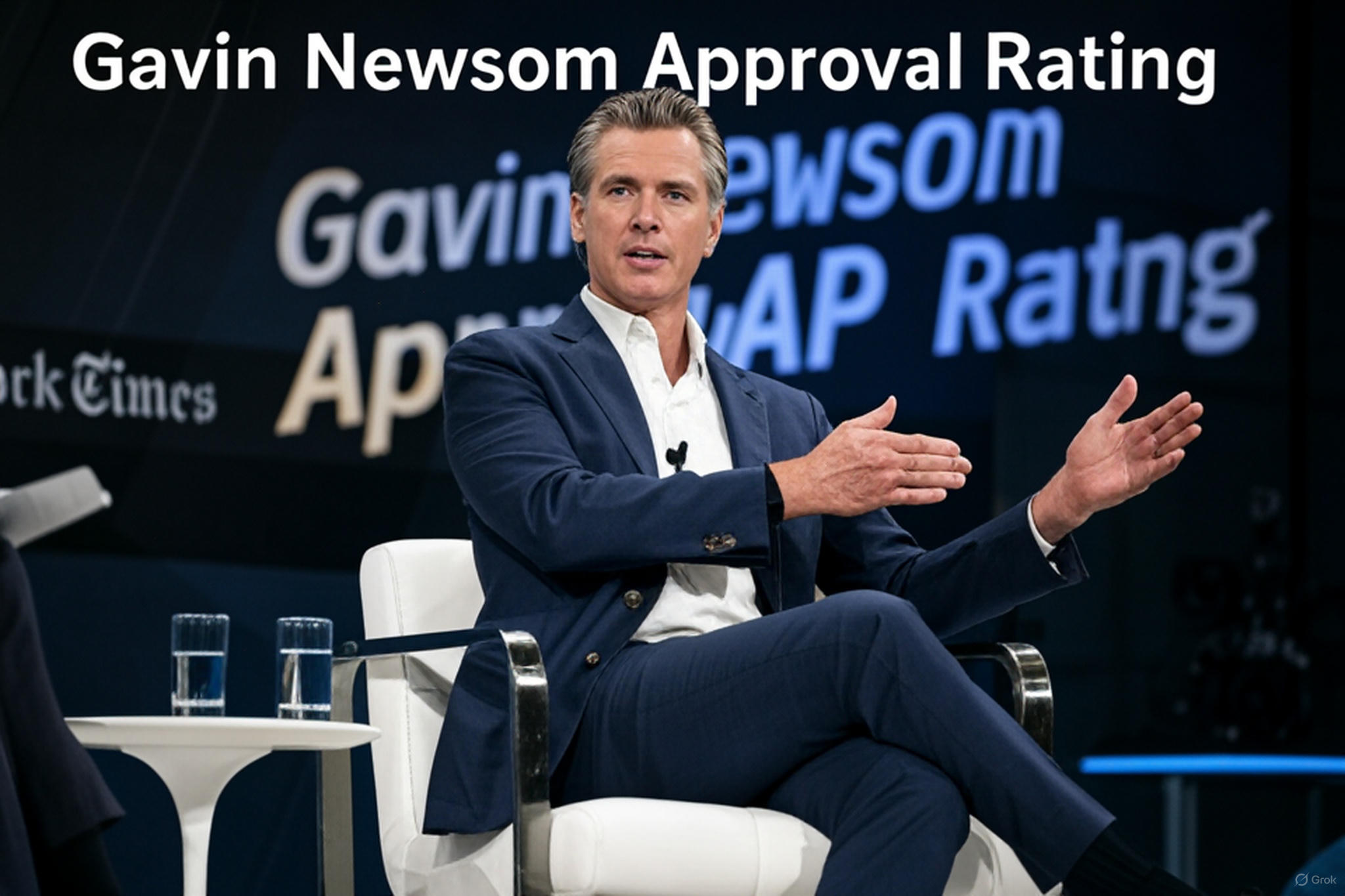 Gavin Newsom Approval Rating