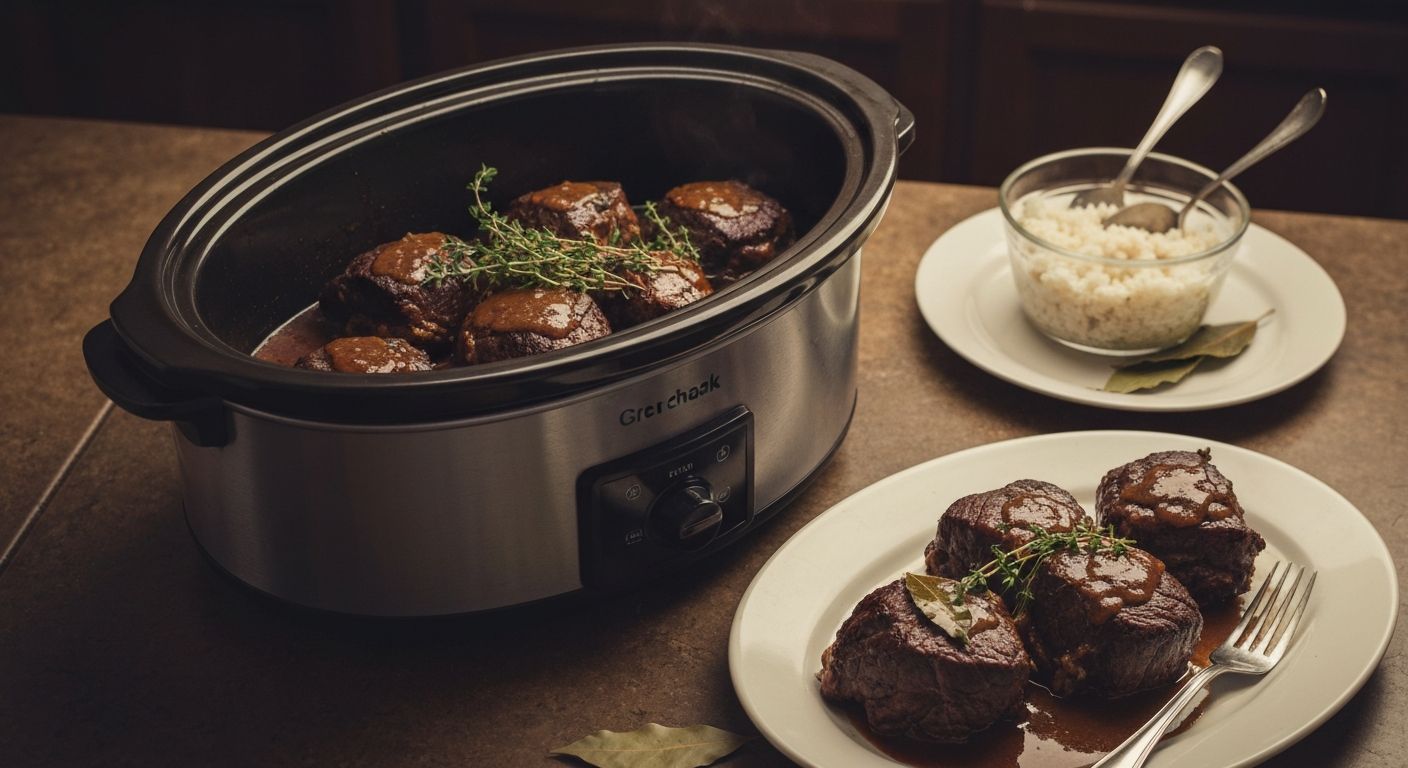 Cooking Beef Cheeks in a Slow Cooker