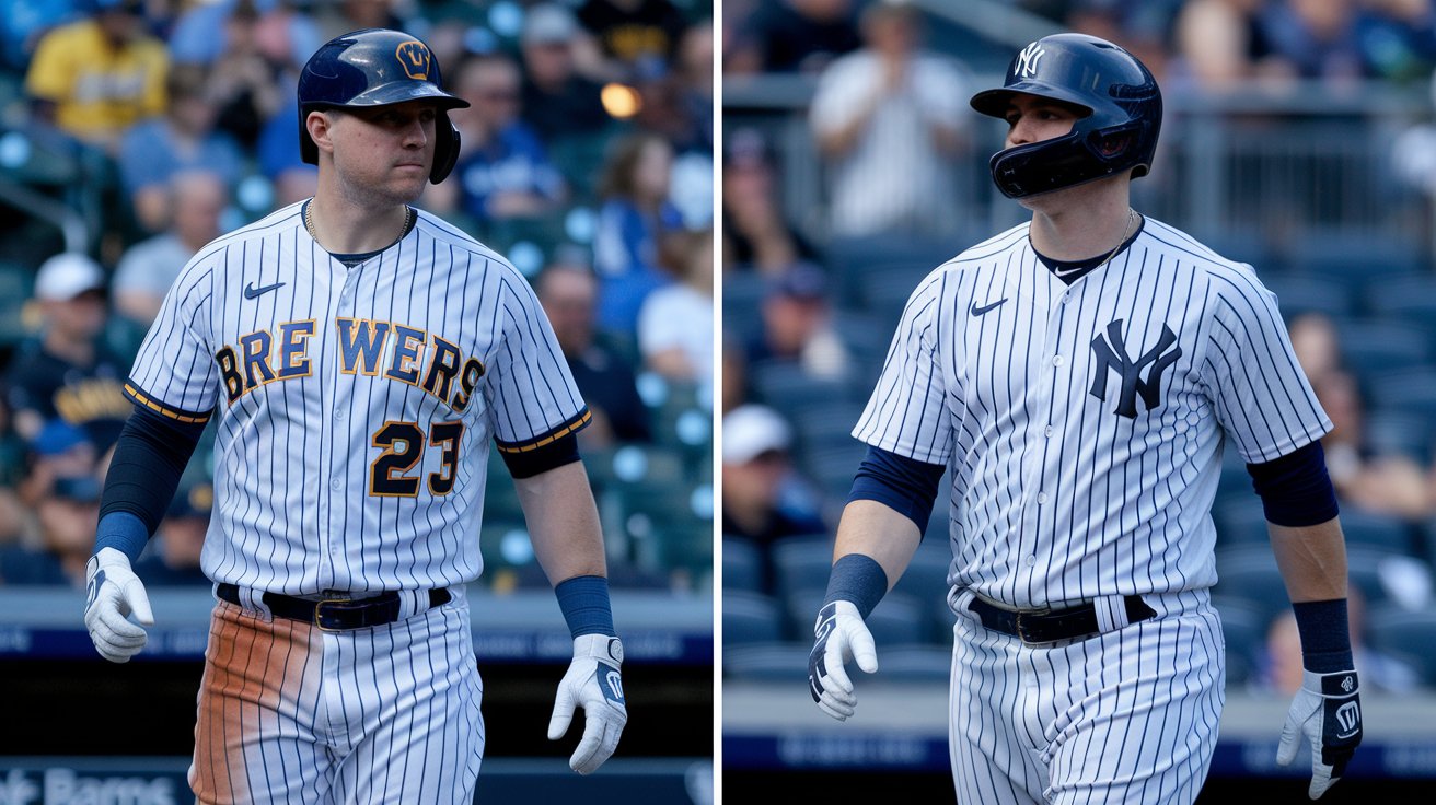 Milwaukee Brewers vs New York Yankees match player stats