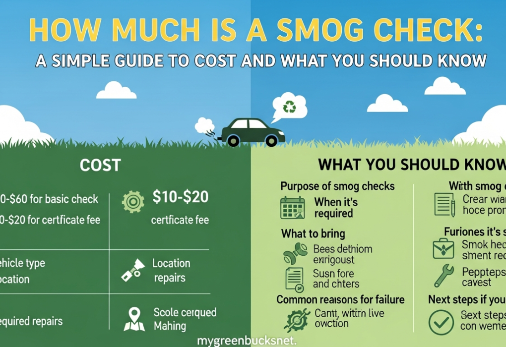 how much is a smog check​