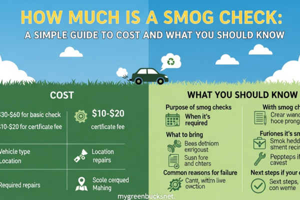 how much is a smog check​