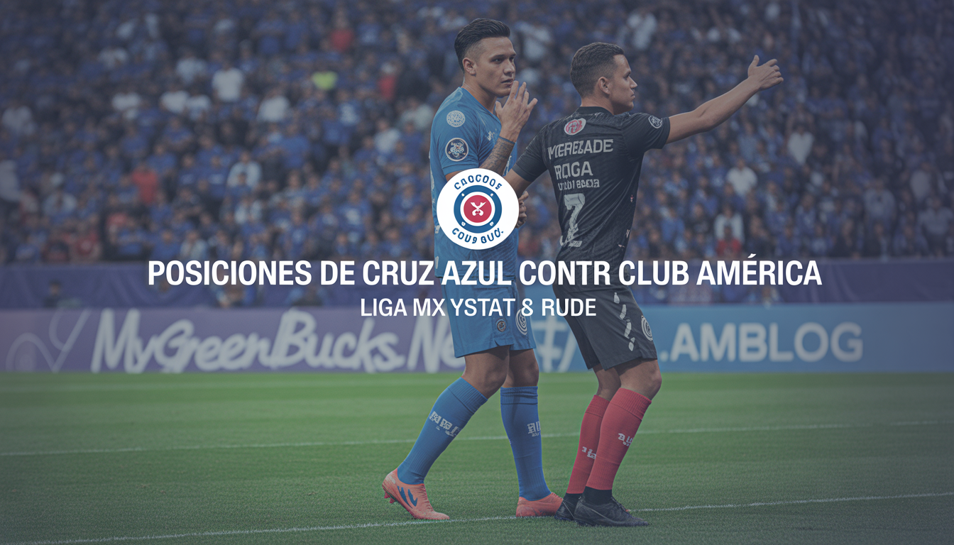 posiciones de cruz azul contra club américa